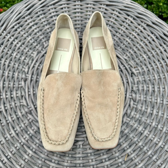 NWOT Dolce Vita Benny Loafer Taupe Suede Sz 7.5 - Picture 2 of 10
